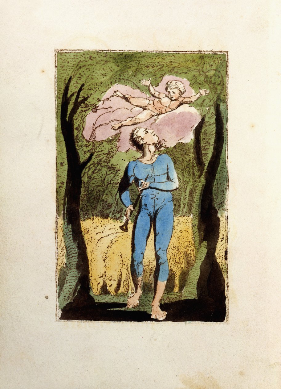 Frontispiece ، من "Songs of Innocence" ، 1789 بواسطة وليام بليك