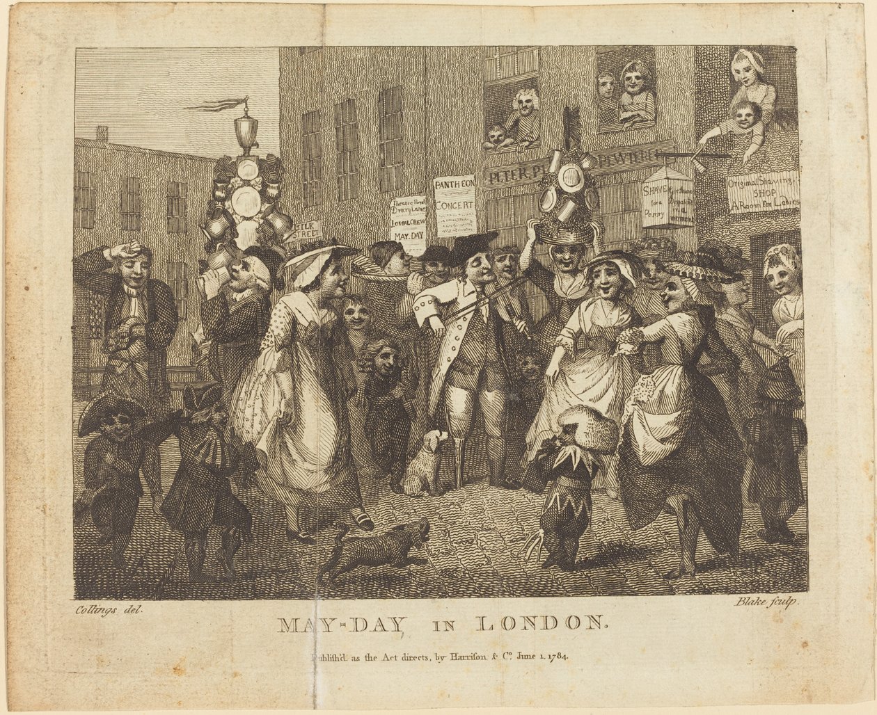 يوم مايو في لندن ، 1784. بواسطة وليام بليك