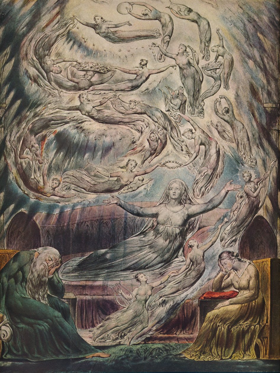 حلم الملكة كاثرينز ، c1825 بواسطة وليام بليك