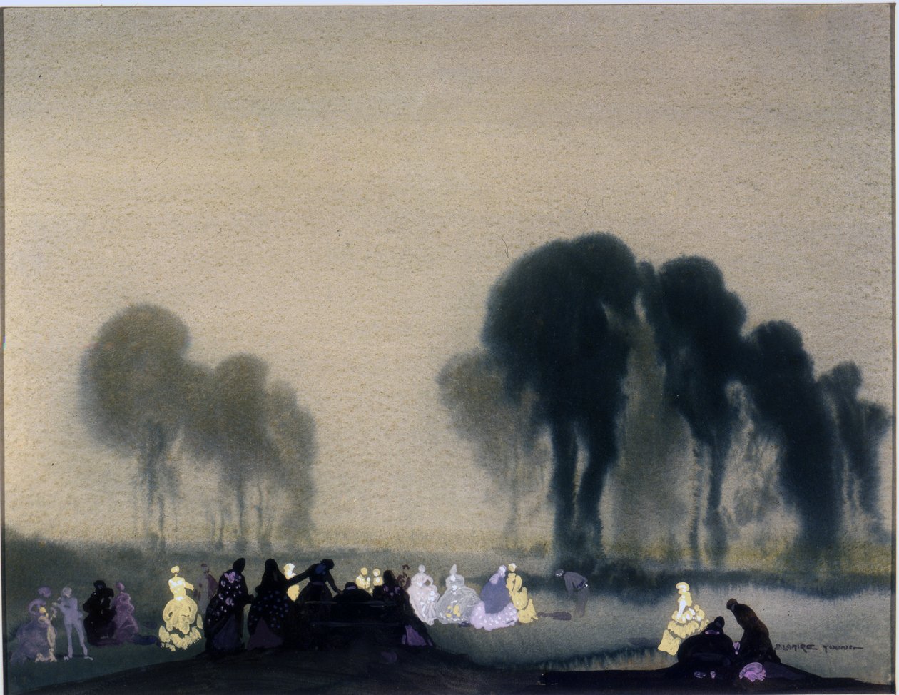 Moonlight Revels ، حوالي عام 1924 (w - c على الورق) بواسطة وليام بلامير يونغ
