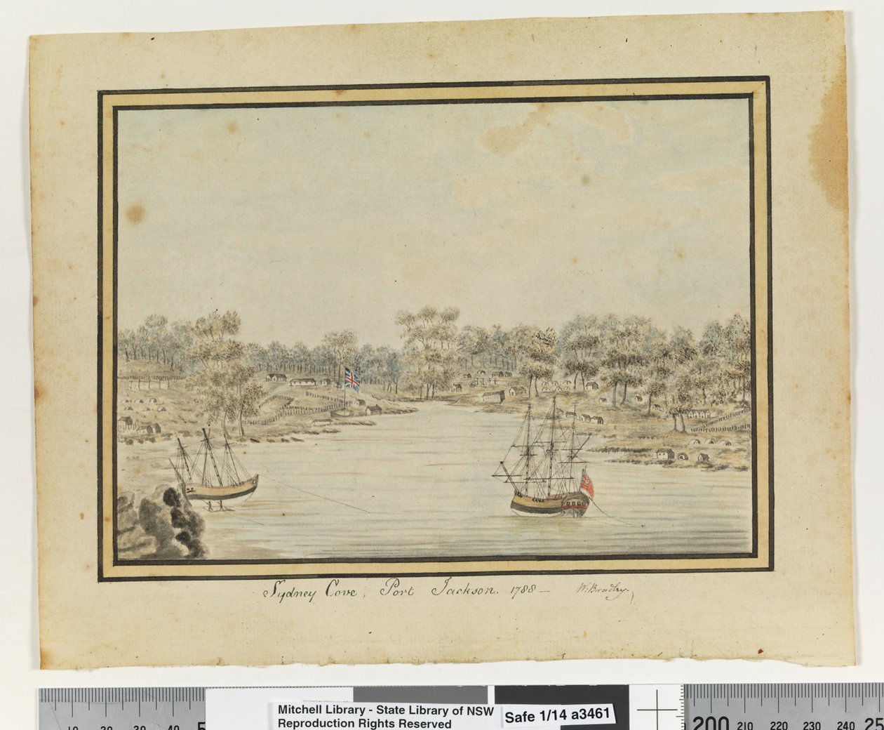 مقابل. ص. 84. `` سيدني كوف ، بورت جاكسون. 1788 