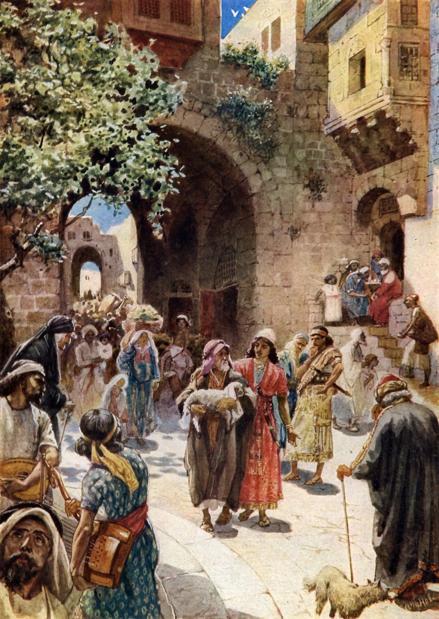 أبشالوم يسرق قلوب الناس - الكتاب المقدس بواسطة ويليام براسي هول