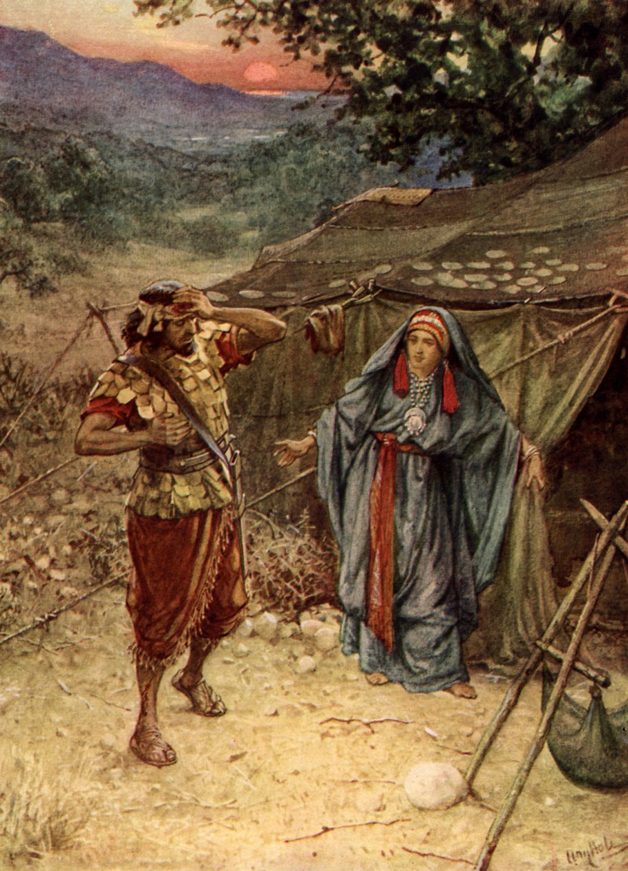 Jael Yael and Sisera - الكتاب المقدس بواسطة ويليام براسي هول