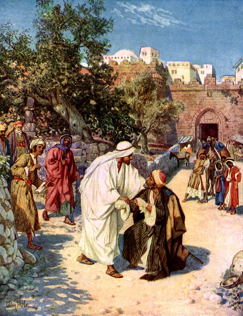يطهر يسوع البرص - الكتاب المقدس بواسطة ويليام براسي هول