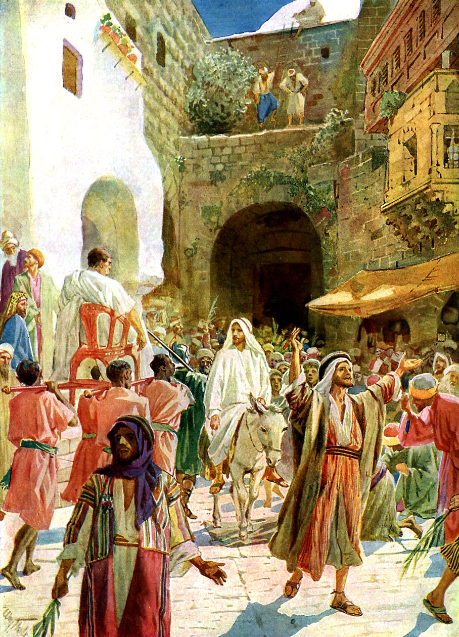 يسوع يدخل القدس - الكتاب المقدس بواسطة ويليام براسي هول