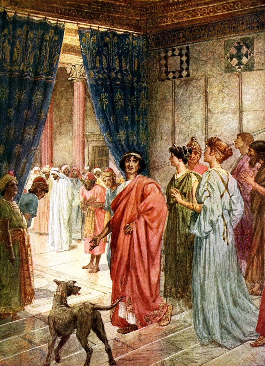 يتم إرسال يسوع إلى هيرودس - الكتاب المقدس بواسطة ويليام براسي هول
