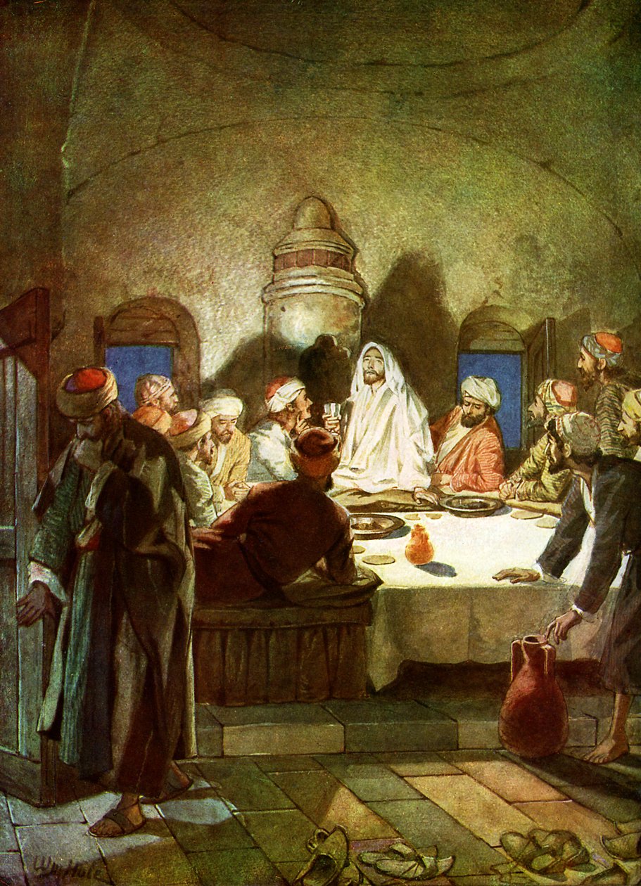 يخبر يسوع تلاميذه أنه سيُخون - الكتاب المقدس بواسطة ويليام براسي هول