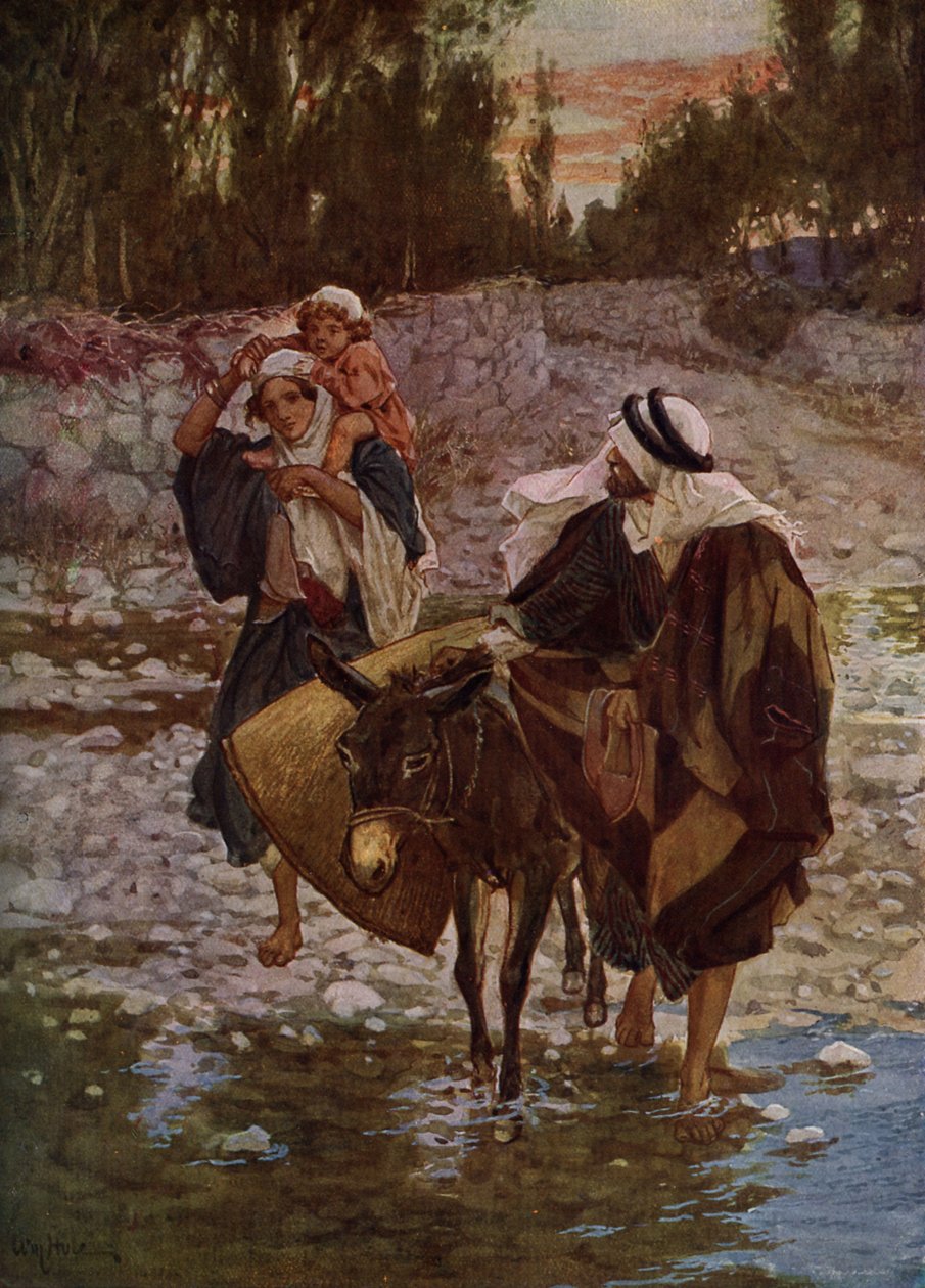 سفر مريم ويوسف ويسوع إلى مصر - الكتاب المقدس بواسطة ويليام براسي هول