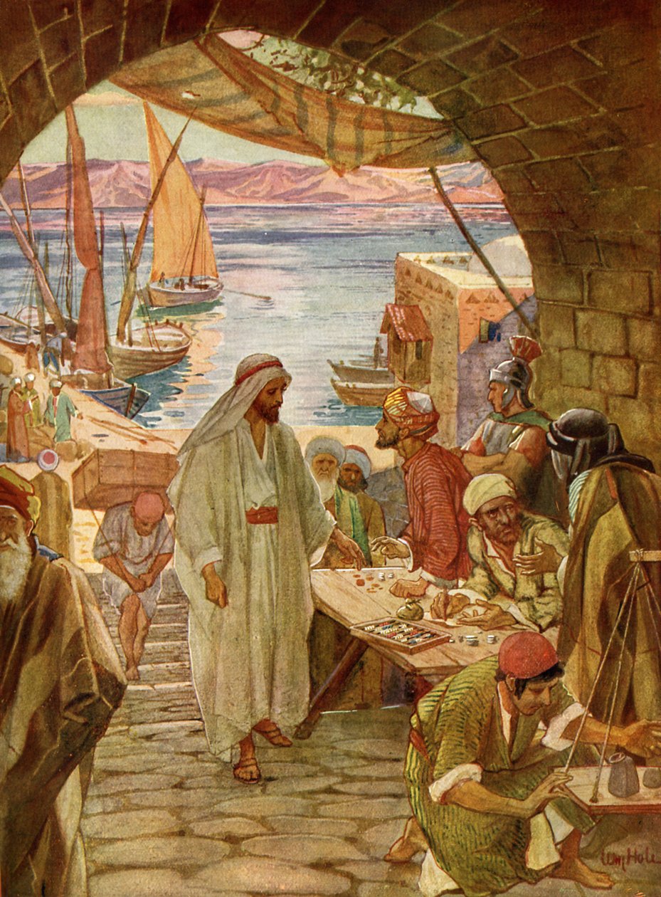 ماثيو (ليفي) مدعو ليصبح تلميذاً - الكتاب المقدس بواسطة ويليام براسي هول