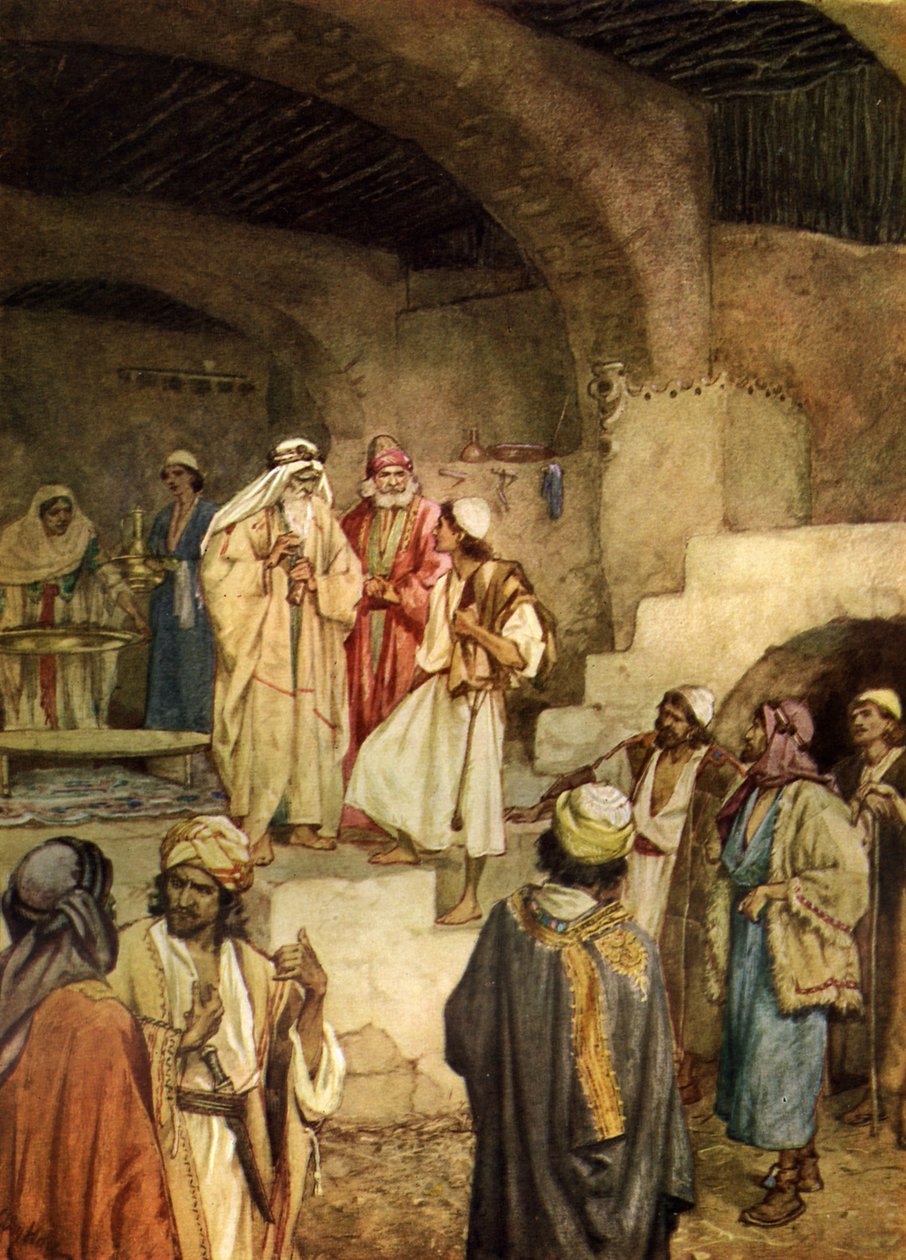 صموئيل يمسح داود. - الكتاب المقدس بواسطة ويليام براسي هول