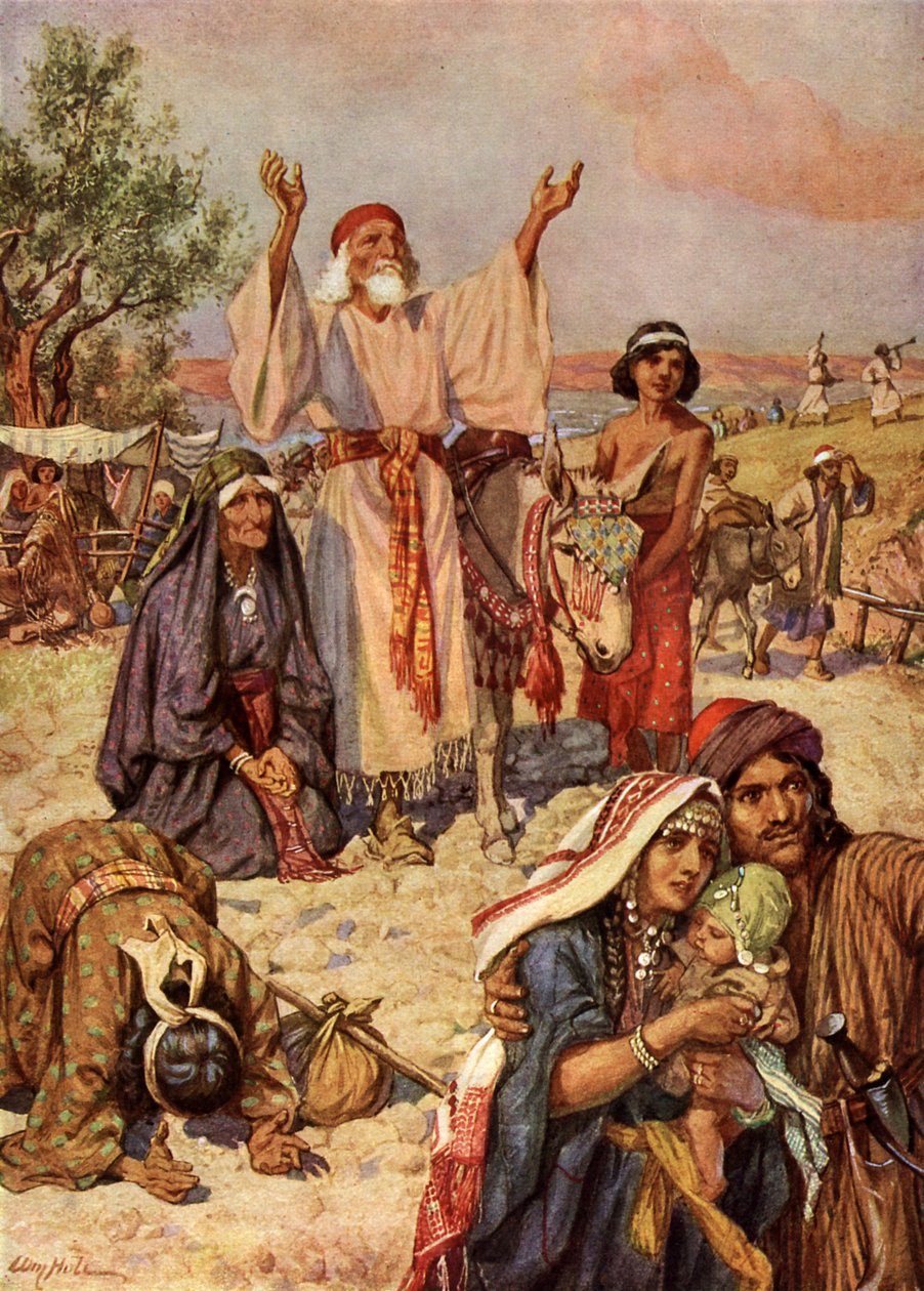 عودة المنفيين. - الكتاب المقدس بواسطة ويليام براسي هول