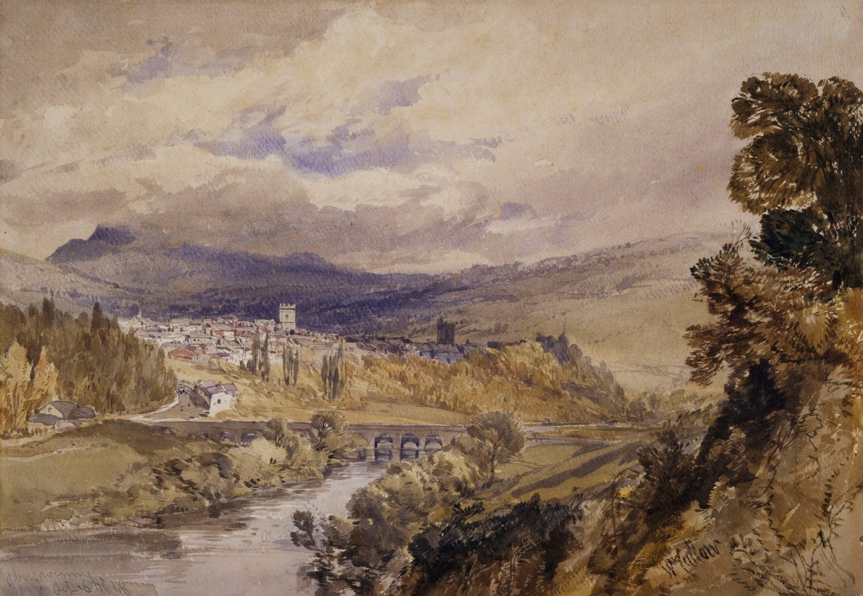 Abergavenny بواسطة وليام كالو