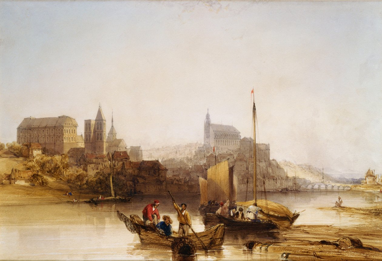 بلوا على لوار ، 1840 بواسطة وليام كالو