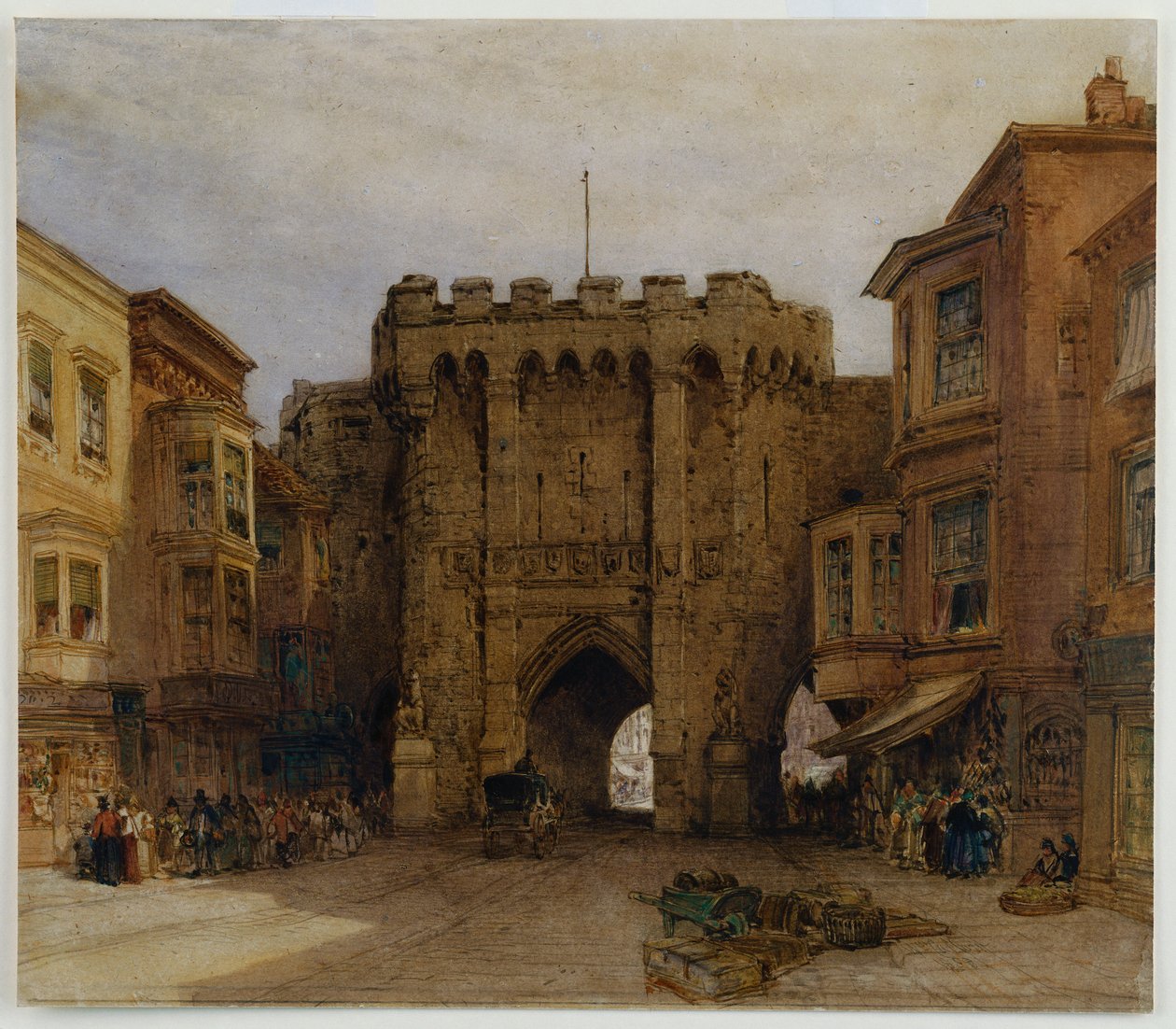 The Bar Gate ، ساوثهامبتون ، 1888 بواسطة وليام كالو