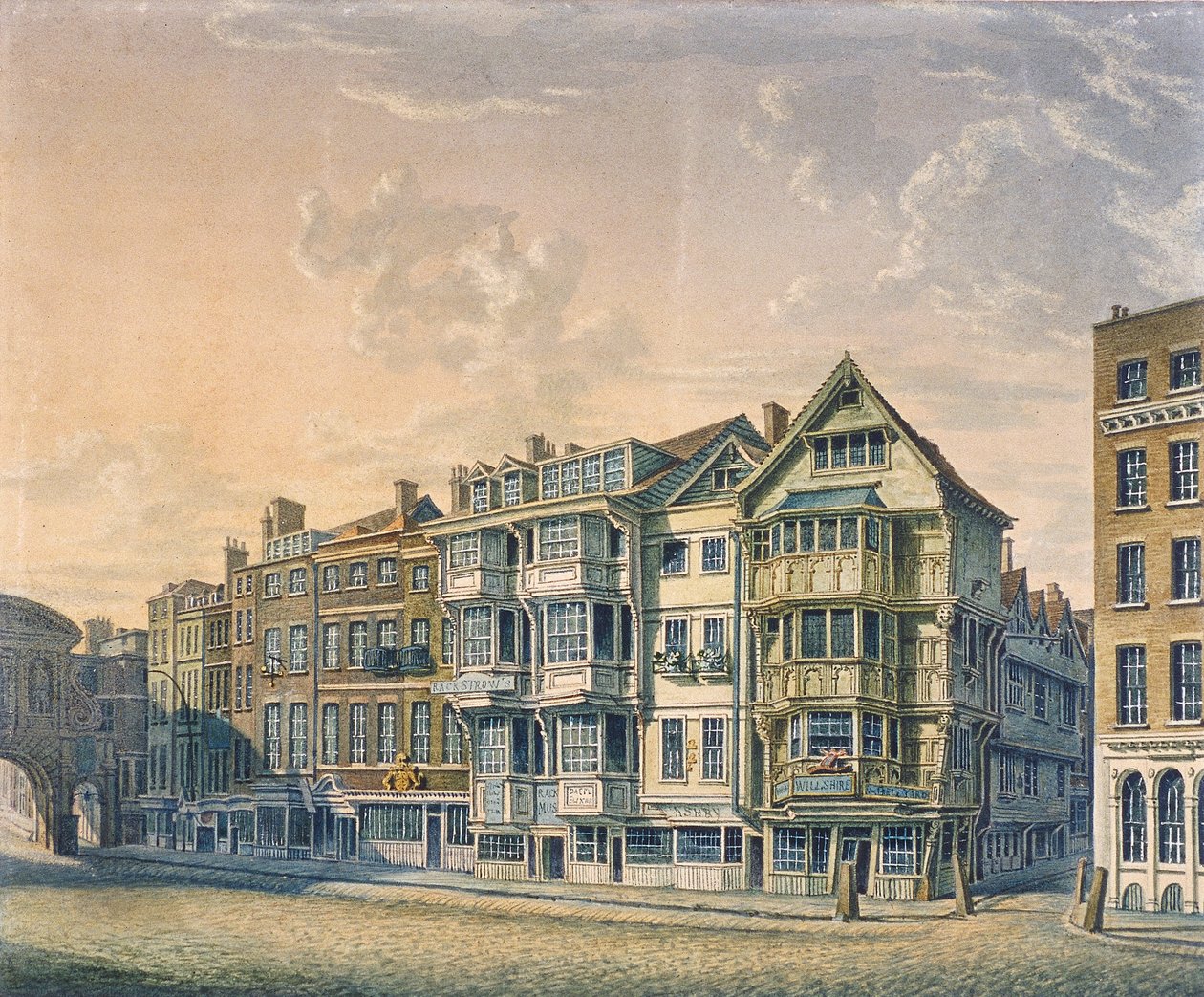 شارع فليت ، لندن ، 1798 بواسطة وليام كابون