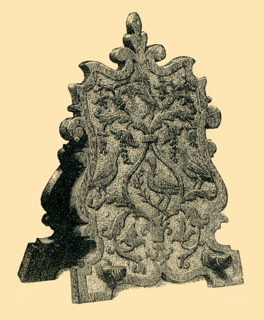 Bookrest ، 1540-1580 ، 1881. بواسطة وليام كاتلي