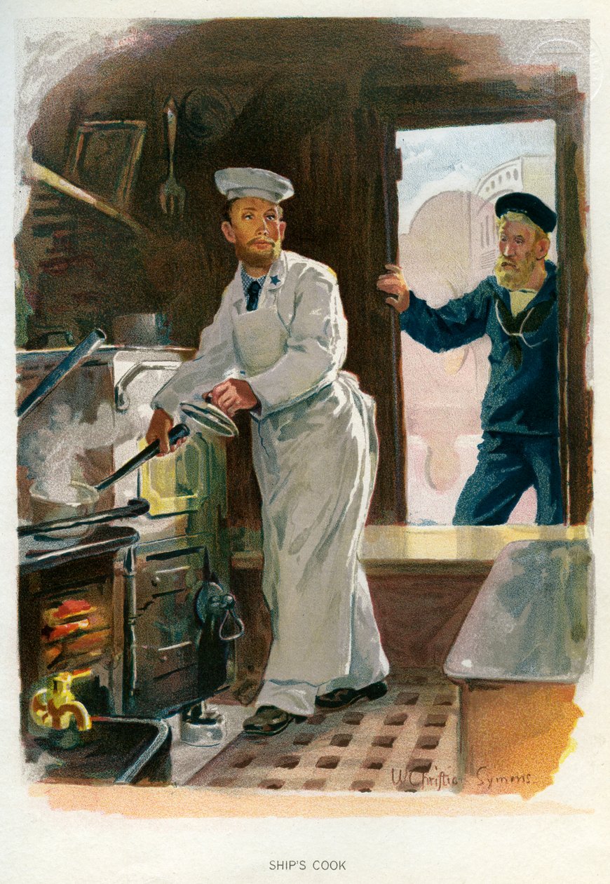 طهي السفن ، c1890-c1893 بواسطة وليام كريستيان سيمونز