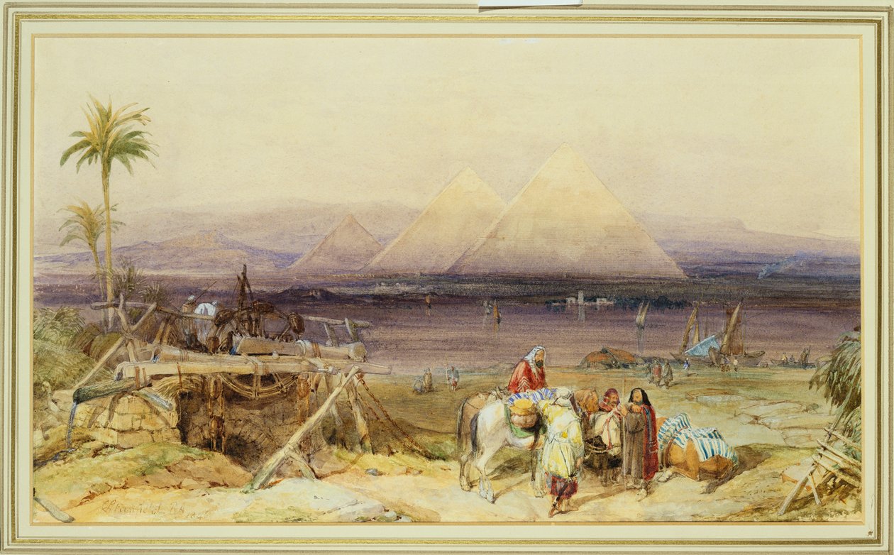 على النيل ، مصر ، 1846 بواسطة كلاركسون فريدريك ستانفيلد