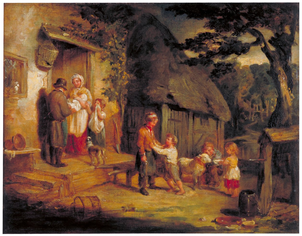 "The Pet Lamb" ، c1813 بواسطة وليام كولينز