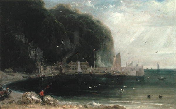 كلوفيلي في قناة بريستول ، حوالي عام 1813 (زيت على قماش) بواسطة وليام دانييل