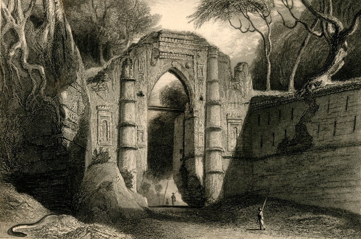 بوابة كوتنالوي ، جور ، 1835. بواسطة وليام دانييل