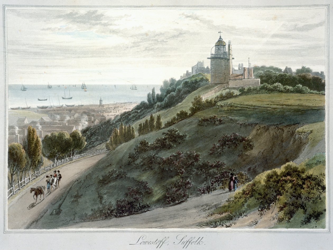 "Lowestoft، Suffolk" ، ١٨١٤-١٨٢٥ بواسطة وليام دانييل