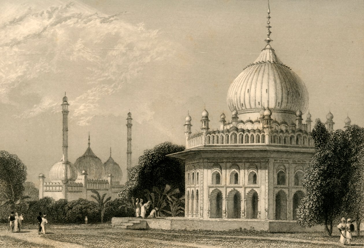 ضريح لوكان ، 1835. بواسطة وليام دانييل