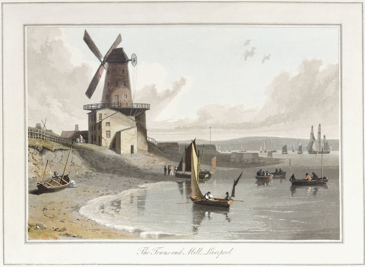تاونز إند ميل ، ليفربول ، 1814-1825 بواسطة وليام دانييل