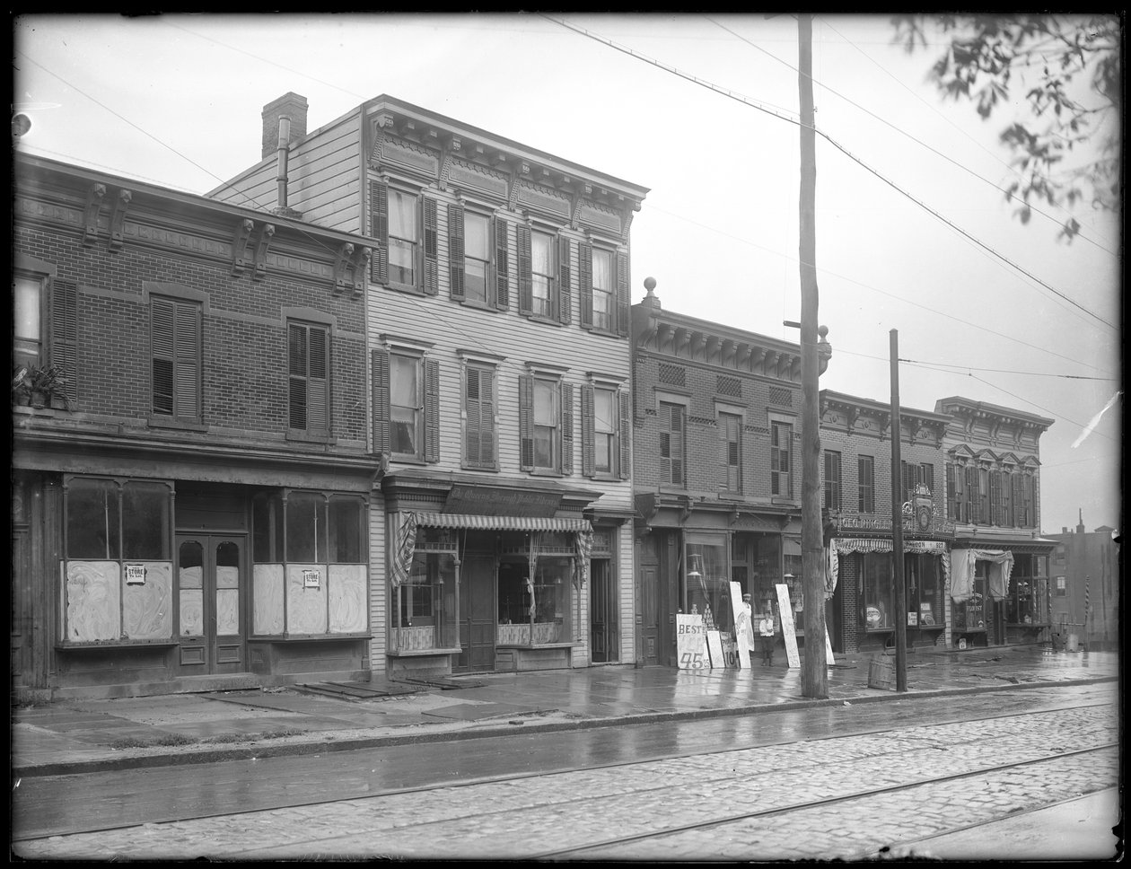 فرع مجهول من مكتبة Queens Borough العامة ، نيويورك ، c.1910 بواسطة وليام ديفيس هاسلر
