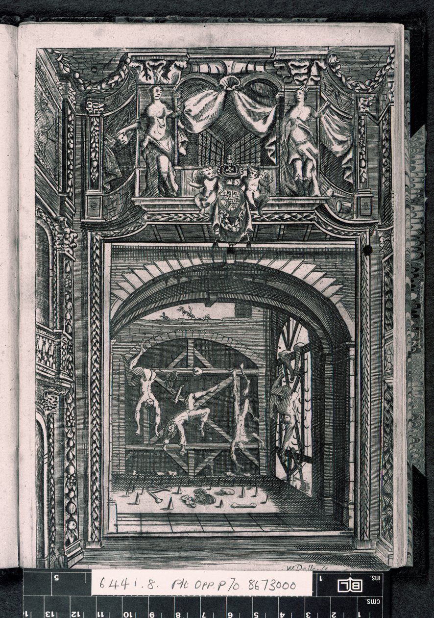 Facade of the Dorset Garden theatre, frontispiece from 