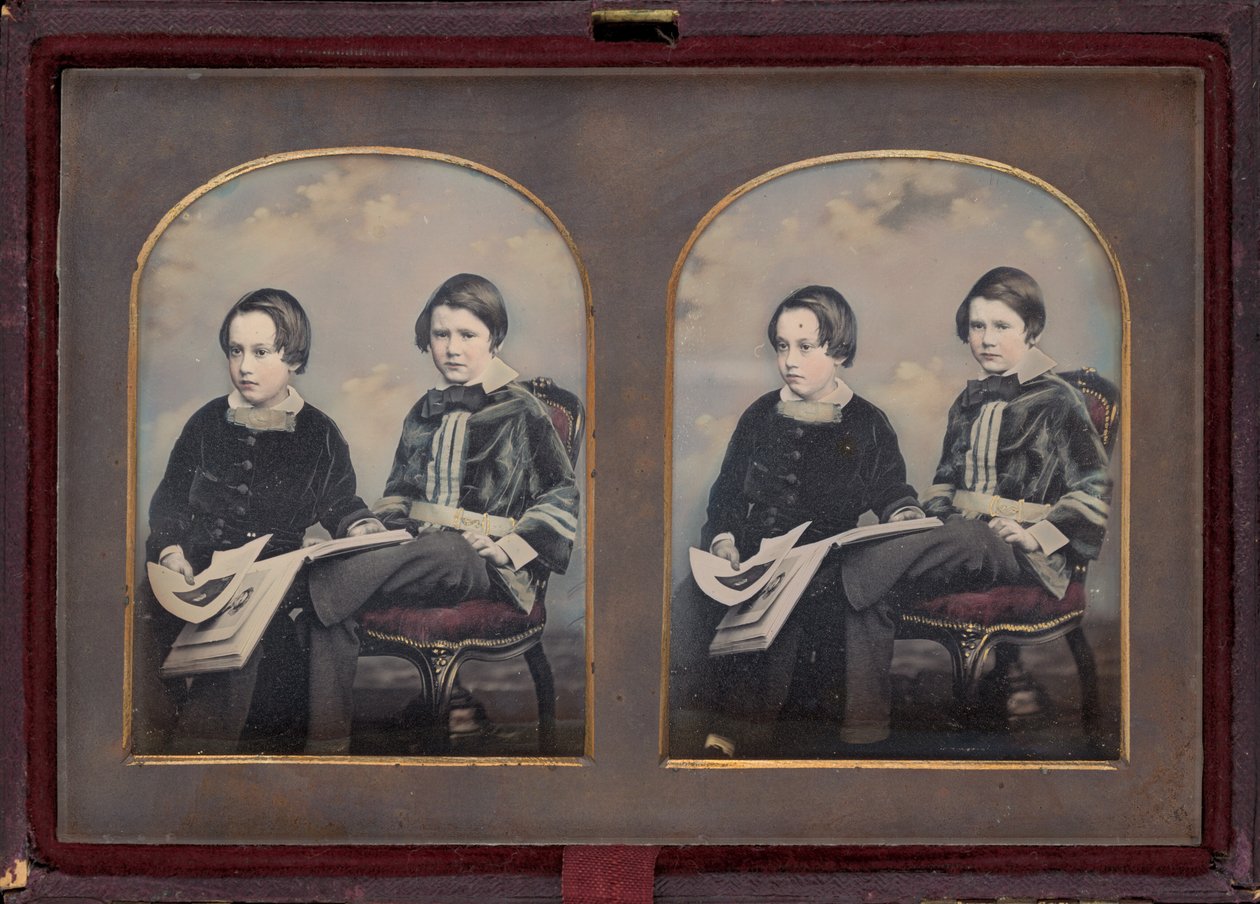 صورة لولدين ، 1850. بواسطة وليام إدوارد كيلبورن
