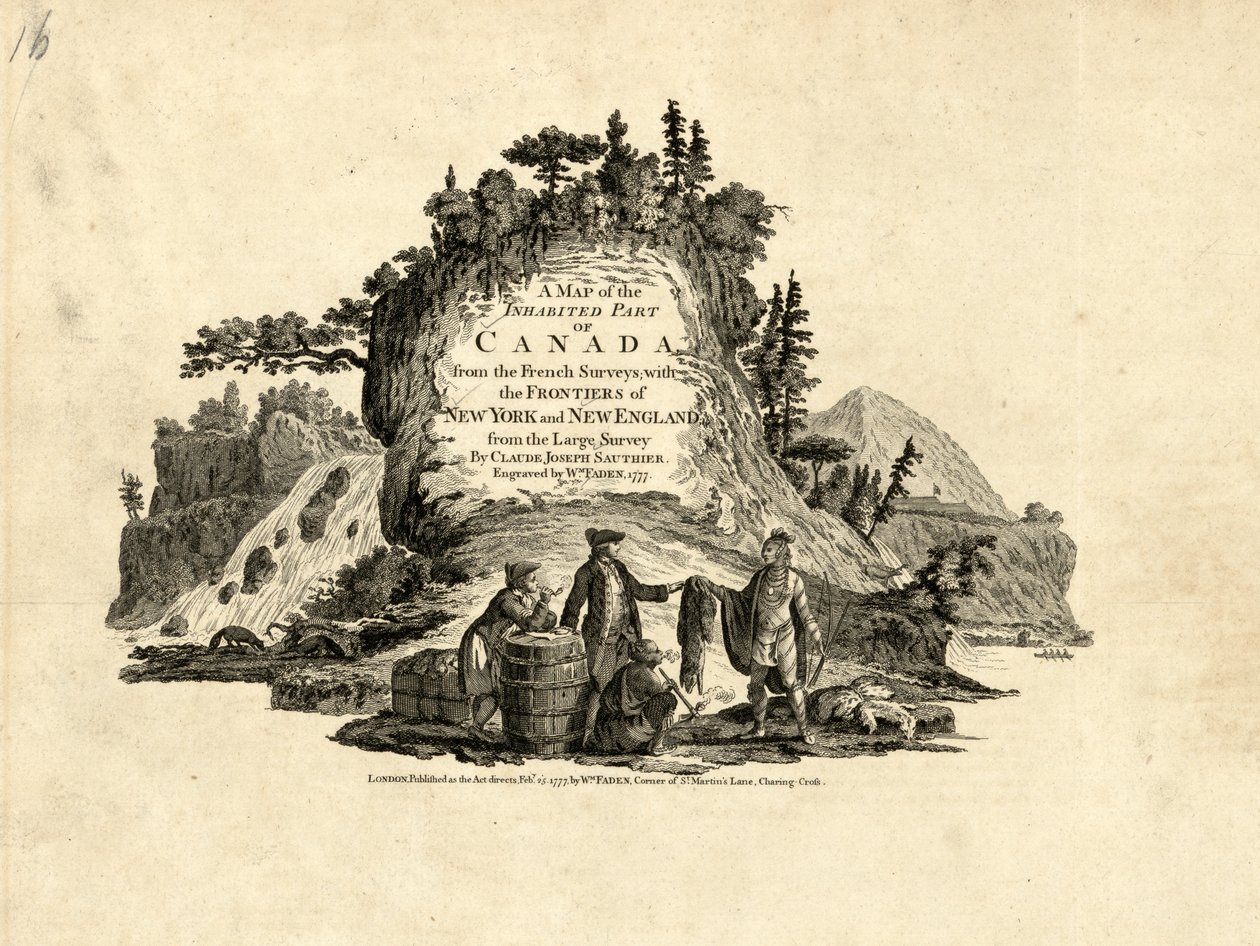 الهنود في تجارة الفراء في كندا ، 1777. بواسطة وليام فادن