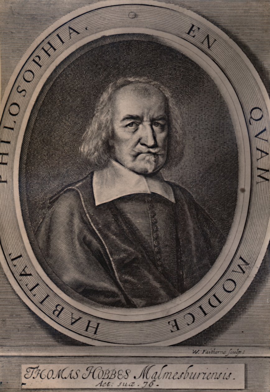 توماس هوبز ، الفيلسوف الإنجليزي ، c1668 1894 بواسطة وليام فيثورن