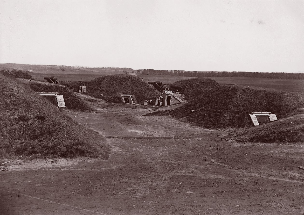 فورت دارلينج ، نهر جيمس ، كاليفورنيا. 1865. بواسطة وليام فرانك براون