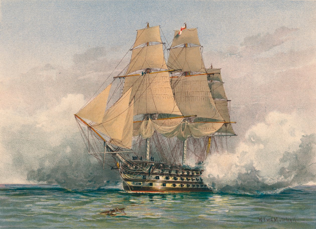 النصر ، تم إطلاقه عام 1765 ، في أواخر القرن التاسع عشر وأوائل القرن العشرين. بواسطة وليام فريدريك ميتشل