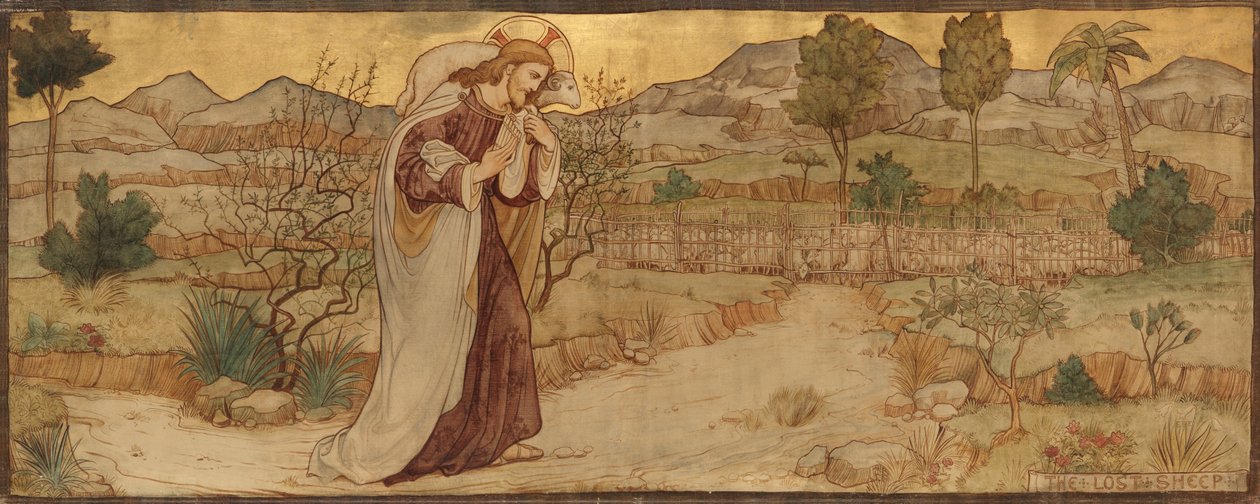 حكاية الخروف الضائع حوالي 1884 (زيت على قماش). بواسطة وليام جورج ريتش