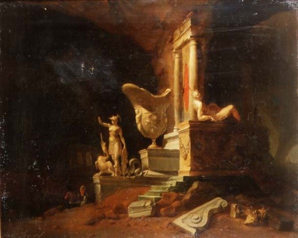 Capriccio من الآثار والتماثيل بواسطة وليام جوي فيرجسون