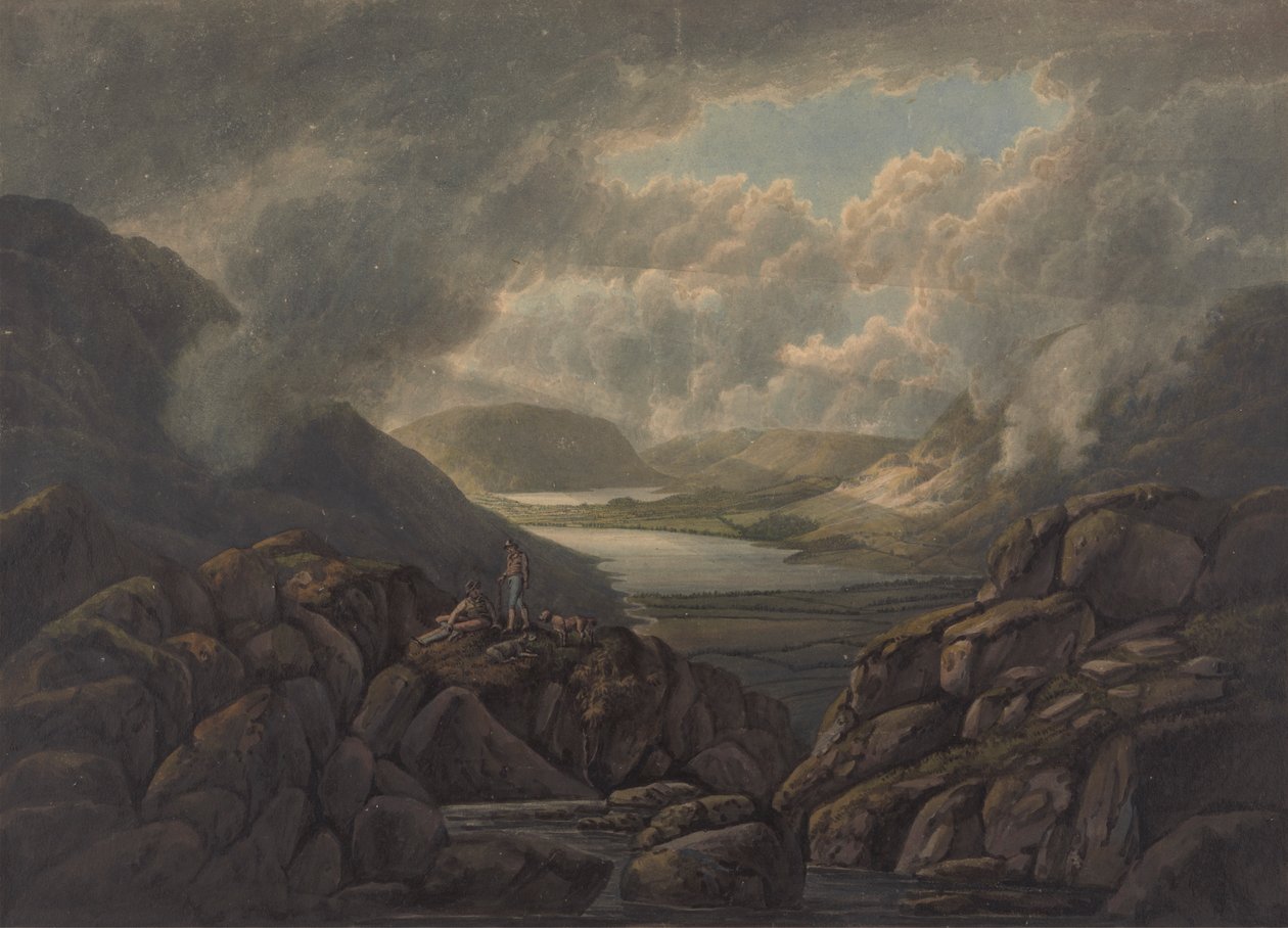 منظر لبحيرات Buttermere و Crummock Water بواسطة وليام جرين