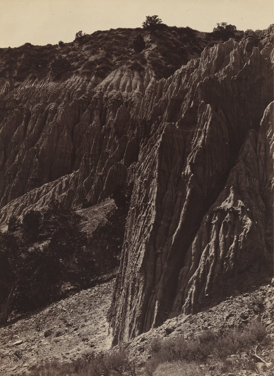 نحت المطر ، سولت كريك كانون ، يوتا ، 1872. بواسطة ويليام اتش بيل