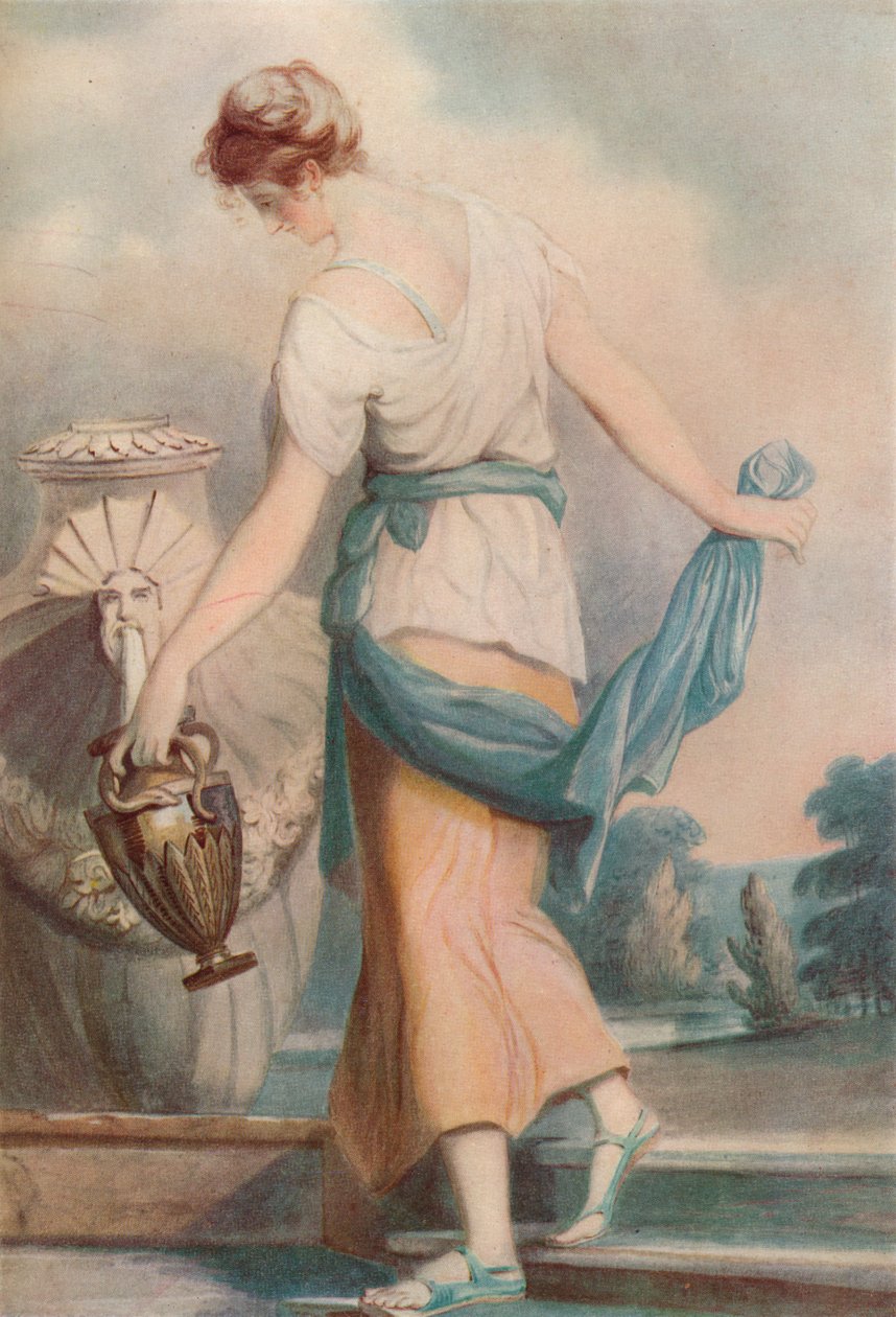 في النافورة ، c1770-1801 ، 1924 بواسطة وليام هاملتون