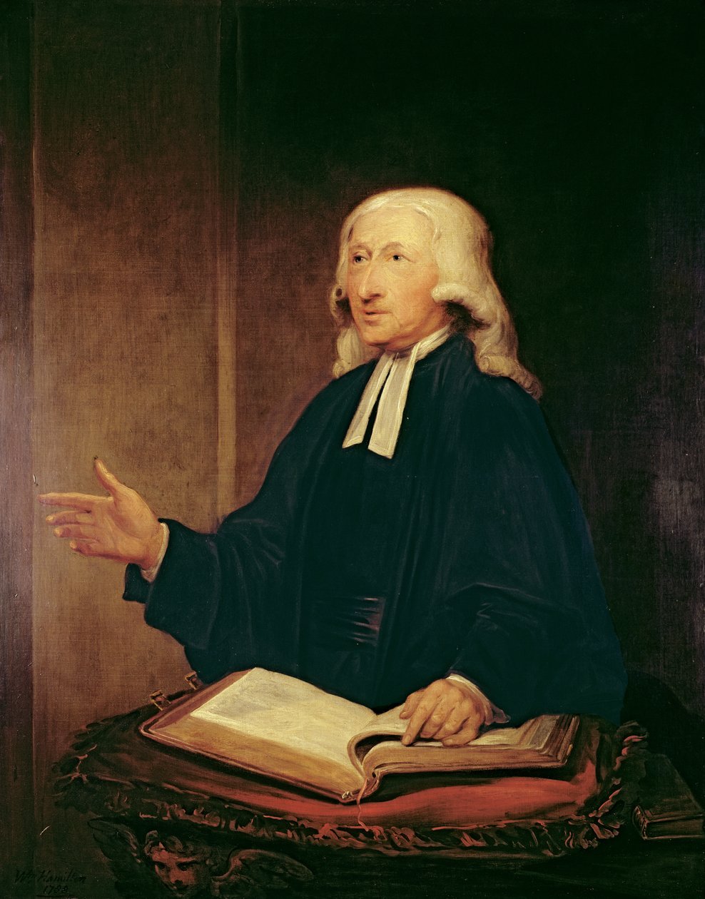 صورة جون ويسلي (1703-1791) 1788 بواسطة وليام هاملتون