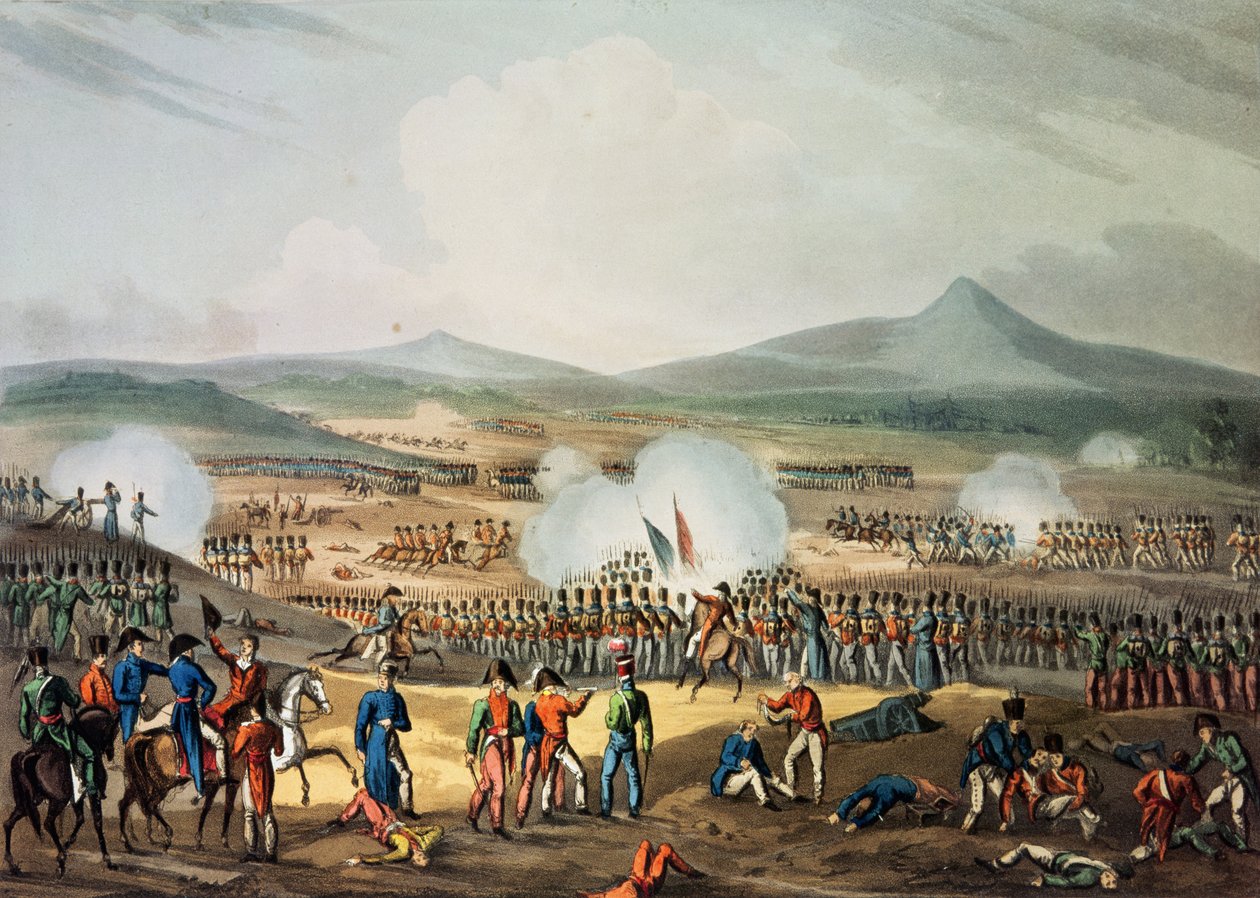 معركة فوينتيس أونورو ، 5 مايو 1811 ، نقشها توماس ساذرلاند (BC1785) بواسطة وليام هيث