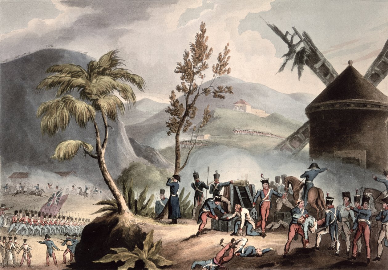 معركة دوريا ، 17 أغسطس 1808 ، نقشها توماس ساذرلاند (BC1785) (أكواتينت) بواسطة وليام هيث