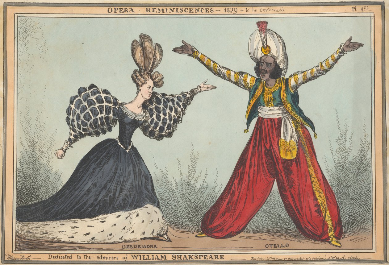 ذكريات الأوبرا: Desdemona و Otello بواسطة وليام هيث