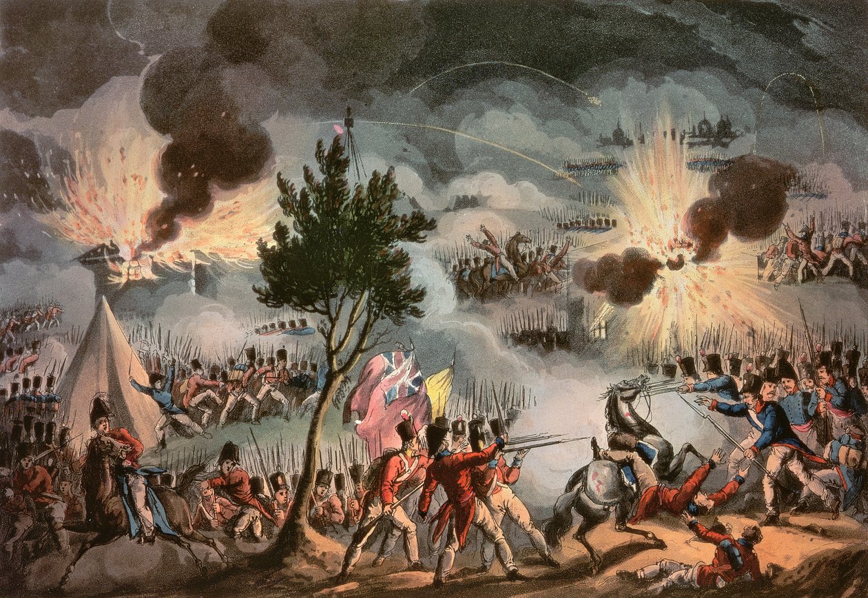 The Sortie من Bayonne ، في الساعة الثالثة صباحًا ، في 14 أبريل 1814 ، منقوش بواسطة توماس ساذرلاند (BC1785) بواسطة وليام هيث
