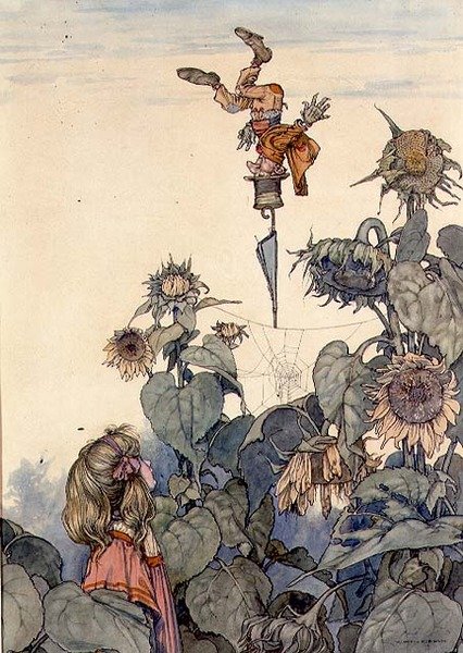 'Isn't it Wonderful!' ، رسم توضيحي لـ 'The Graphic' يونيو 1910 (ألوان مائية) بواسطة وليام هيث روبنسون