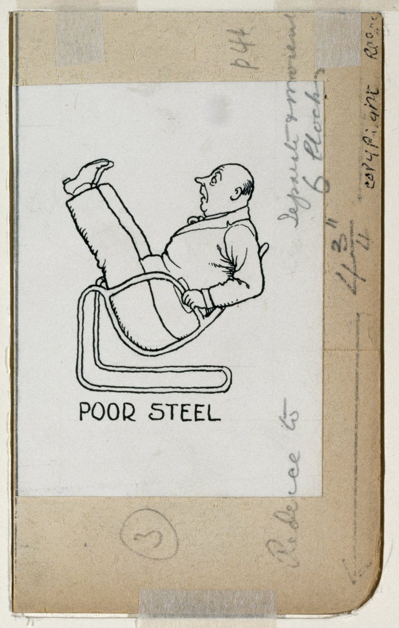 `` Poor Steel &39;&39; ، تفاصيل من `` كيف تعيش في شقة &39;&39; ، نُشر عام 1936 بواسطة وليام هيث روبنسون