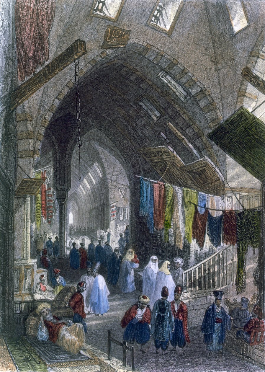 مشهد في تشارتشي ، c.1850 بواسطة وليام هنري بارتليت