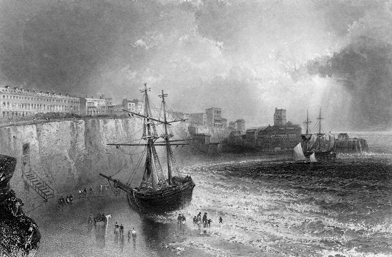 برودستيرز ، كينت ، نقشها روبرت براندارد ، 1842 بواسطة وليام هنري بارتليت