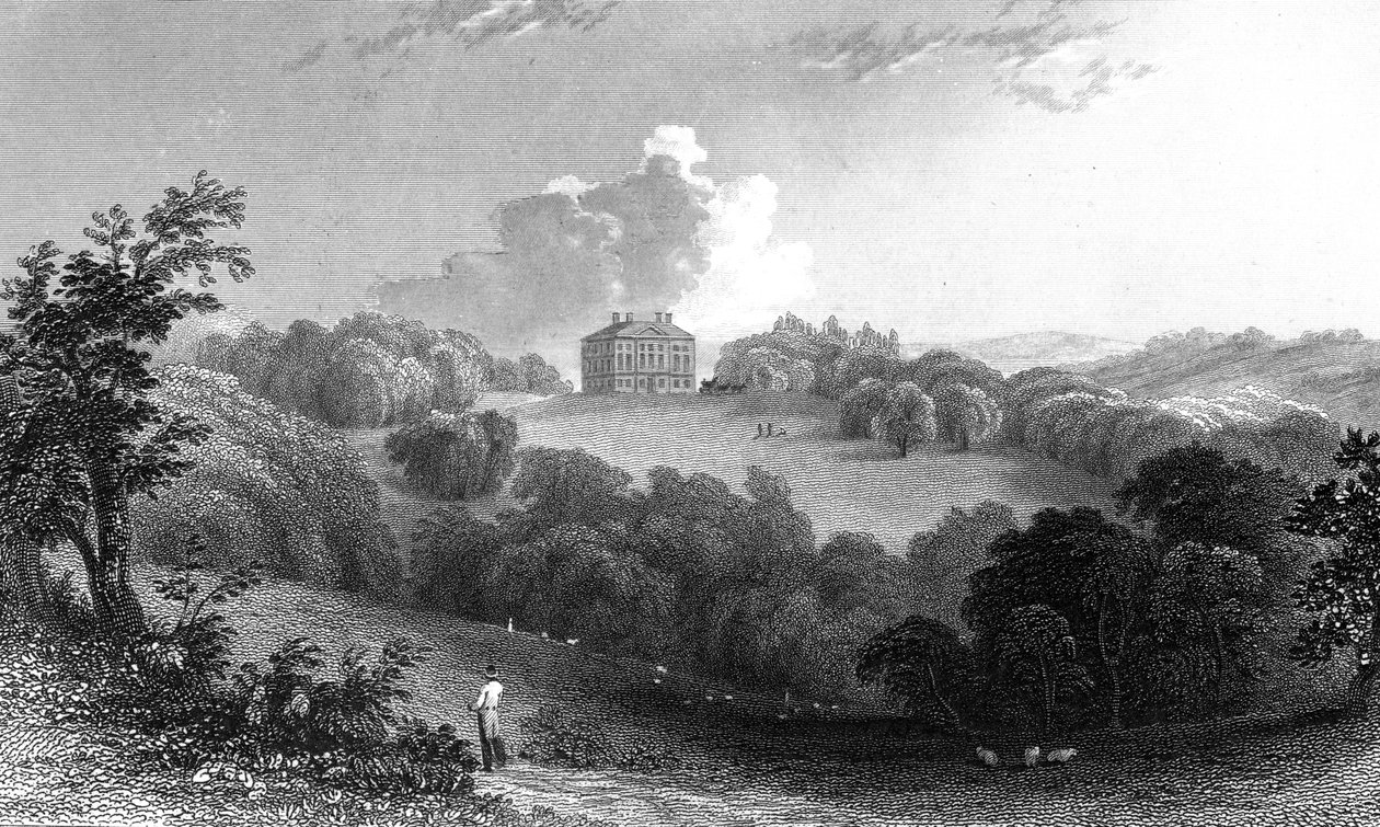 Copped Hall ، Essex ، محفور بواسطة Thomas Garner ، 1832 بواسطة وليام هنري بارتليت